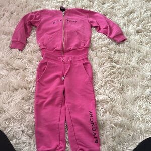 “Sold” 
Authentic Givenchy girls sweat suit . Great conditio